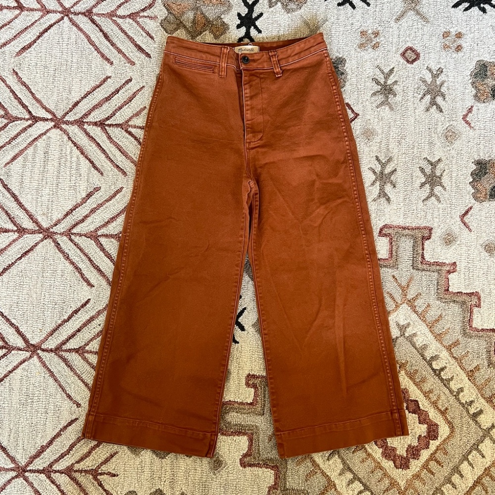 MADEWELL - High-waisted wide leg pants - Size 28